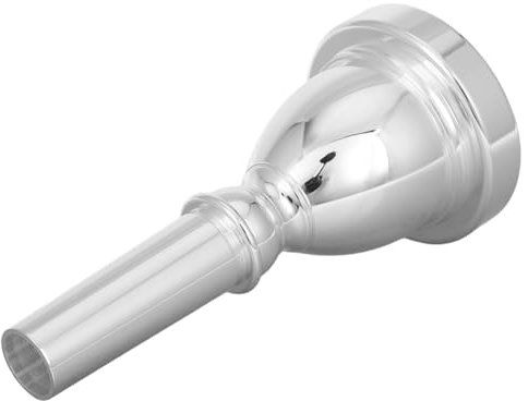 EXQUIMEUBLE Mundstück Für Basstuba Trompetenmundstücke Versilbertes Mundstück Für Posaune Tuba-instrument Althorn Kornett Mundstück Tuba-mundstück Elektronisches Mundstück Silver Reines Kupfer
