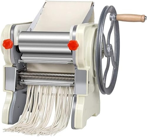 Macchina per la pasta manuale professionale – Macchina per pasta fresca per uso domestico e commerciale – Pressa per pasta con taglierina dimensioni compatte 32,1 x 30 x 27,5 cm