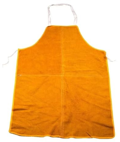 GXMDSGZ Grembiule Saldatore 1 Grembiule da Saldatura in Pelle con Isolamento Termico Lavabile, Abbigliamento Protettivo for Saldatore da fabbro(60X90cm)