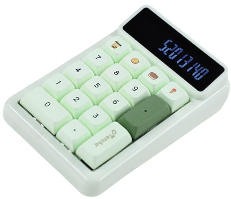YPBEW KM17 Pavé numérique mécanique 17 touches Pavé numérique Calculatrice de clavier numérique efficace Entrée de données remplaçable à chaud pour ordinateurs Pavé numérique mécanique