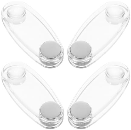 BESTYASH Tensor para Persianas Enrollables y Verticales Acrílico Transparente Peso de Cable, 4 Piezas para Control de Tensión y Estabilizador de Cordón en Persianas Horizontales