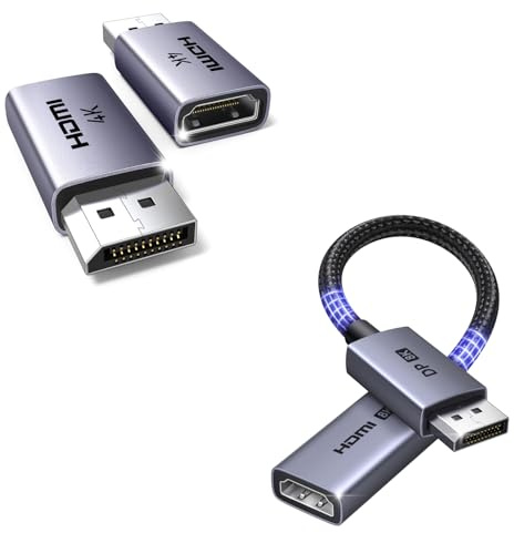 UGREEN 4K Displayport to HDMI Adapter and 8K@60Hz DisplayPort to HDMI Adapter