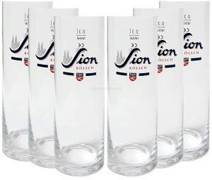 Sion Kölsch Glas/Gläser/Stangen - 6x 0,3L