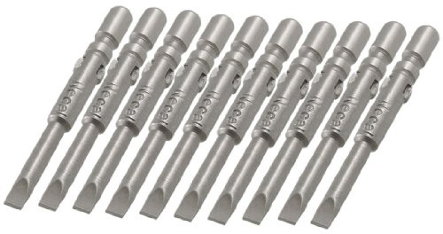 Aexit Embouts de tournevis plats de 4 mm à queue de 40 mm de long et de 2,5 mm x 10 CN328901L518259J