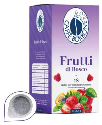 108 Cialde Filtro Carta 44Mm Caffe' Borbone Infuso Frutti Di Bosco