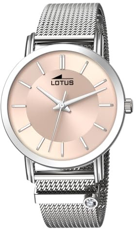LOTUS Reloj Mujer 18737/2 Trendy Caja de Acero Inoxidable 316l Plateado Correa de Acero Inoxidable 316l Plateado