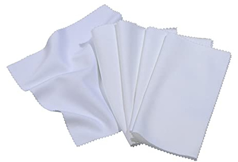 5er Set Mikrofaser Brillenputztuch, Nanotol HighTech Mikrofasertücher für Brille, Smartphone, Tablet, Laptop, Objektive, HD-Bildschirme 20x20 cm