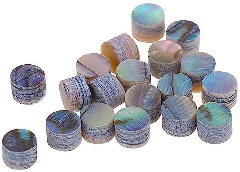 Musiclily Pro 3mm Natürliche Paua Abalone Shell Gitarren Griffbrett Inlay Dots (20er Set)