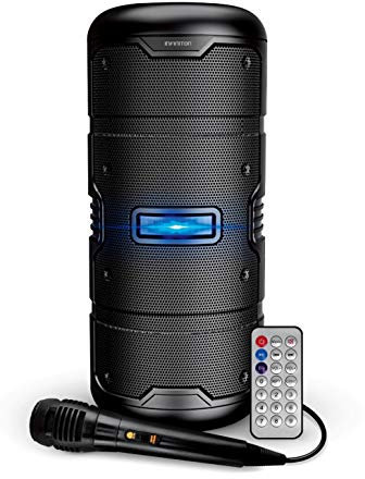 ALTAVOZ MULTIMEDIA K50 PORTATIL INFINITON (NEGRO, 50W, Bluetooth, Microfono, USB, Radio FM, Control remoto, BATERIA INCLUIDA)