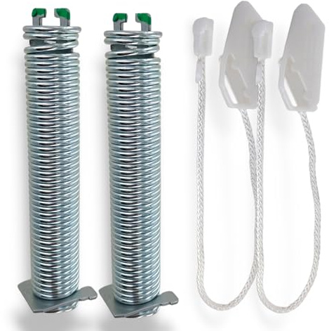 DL-pro 2x ressort de charnière de porte avec câble pour Bosch Siemens 00754870 754870 kit de réparation code couleur vert pour SilencePlus SuperSilence Active Water Eco lave-vaisselle