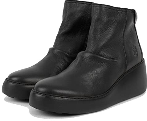 Fly London Botines Dabe461fly para mujer, Suela negra y negra, 40 EU