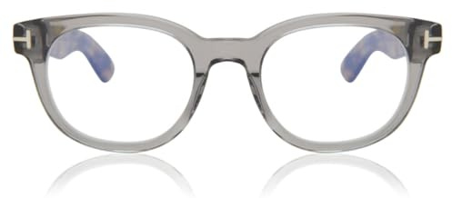 Tom Ford Brillen FT 5807-B BLUE BLOCK TRANSPARENT GREY 50/21/145 Herrenbrillen