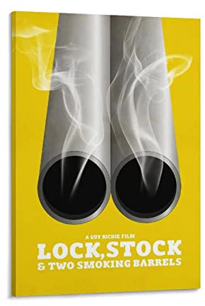 Lock Stock And Two Smoking Barrels Crime Comedy Movie Poster Poster Decorative Painting Canvas Wall Art Living Room Posters Bedroom Painting 16x24inch(40x60cm)