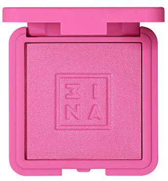 3INA MAKEUP - The Blush 371 - Vivid Pink Powder With Natural Silky Finish - Luminous Pressed Mineral Powder for Cheeks - Illuminating - Buildable - Long Lasting Formula - Vegan - Cruelty Free