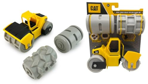 CAT Mini Crew Sand Roller Road Set
