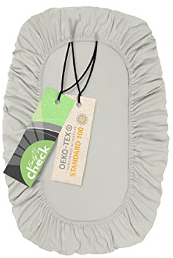Emily´s Check Housse de tension universelle - Opaque - Extra élastique - Argent 1596.2325 - Env. 70 x 140 cm