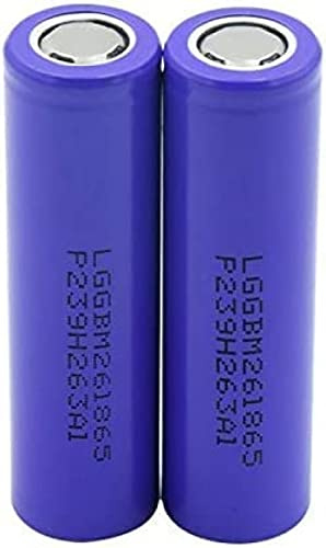 Batteries Rechargeables Rechargeables 3.7V 2600Mah Batteries, Rechargeables pour Power Bank Microphone Radio Phare Télécommande Imprimante Portable Lumière De Secours,2pieces
