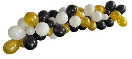 1 DIY Ballongirlande in gold 61 tlg. - ergeben ca. 2,40 m