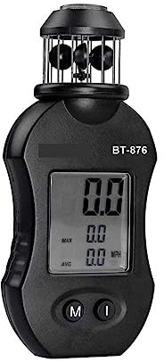 Anemometro A Tazza Digitale Misuratore Di Flusso D'aria For Misurare La Velocità Aria Volume D'aria For Prese D'aria, Tiro, Navigazione In Barca Funzionamento facile