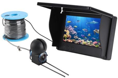 Hochwertige 1080P-Unterwasser-Angelkamera mit 4,3-Zoll-Bildschirm, 30 M Kabel und Weitwinkelobjektiv, Ideale Lösung Zur Fischsuche Beim Eisfischen