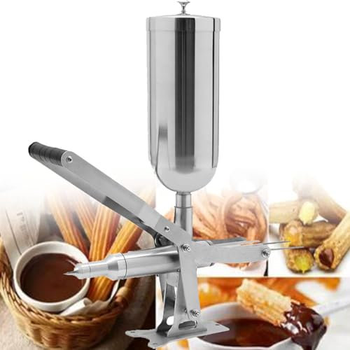 YANGYMM Macchina di Riempimento Manuale della Marmellata, Macchina di Riempimento della Marmellata di Frutta Latina 5L, Macchina di Riempimento Commerciale dell'Acciaio Inossidabile con L'Ugello