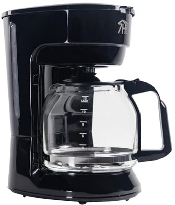 7H SEVEN HOUSE Cafetera de Goteo 12 Tazas 1.8L 900W Zeneo 7house