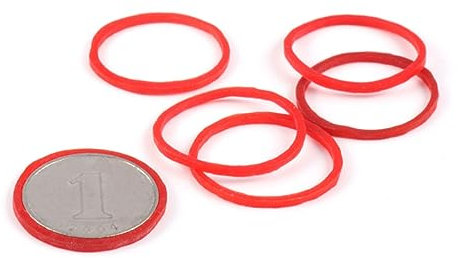 SHINEOFI 500g Elastic Vegetable Bands Assorted Stretchable Rubber Bands Heavy Duty for Office Kitchen Diy