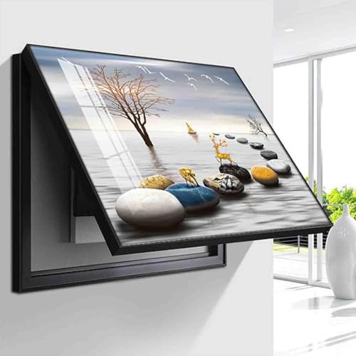 The lid of the electric box, used for distribution-coated electric panels, hanging waterproof wall painting decoration,08,50 * 40