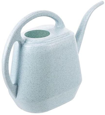 Homoyoyo Regadera Grande de Plástico de 4l Asa Cómoda y Boquilla Larga para Riego de Plantas y Suculentas en Jardín o Interior