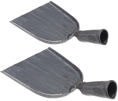 Toyvian 2 pezzi Pala Carbonio per Stufa e Barbecue Paletta Leggera per Cenere e Carbonella Utile in Cucina e Feste Design Ergonomico e Superficie Liscia Senza Bordi Taglienti