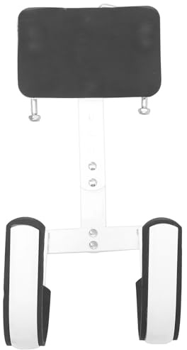Alipis Verstellbarer Snare Drum in Weiß Rückenständer aus Aluminiumlegierung mit Schulterpolster Leichter und Einfach zu Montierender Marschtrommelhalter für Komfortables Tragen
