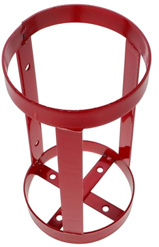POPETPOP Support Fixe pour Extincteur 3 Kg en Fer Épais, Robuste, Cage de Fixation pour Extincteur Bateau et Bus, Accessoire Sécurité Incendie Compact et Stable, Installation Facile