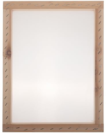 Housoutil Silk Screen Printing Frame Wooden A3 15.7X11.8 with Vibrant Mesh for Crafts and Repeated Use