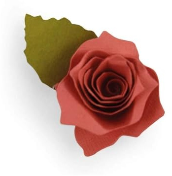 Sizzix Bigz Stanzform aus Stahl für Dreidimensionale Bastelarbeiten & Dicke Materialbearbeitung - 3-D Rose von Samantha Barnett
