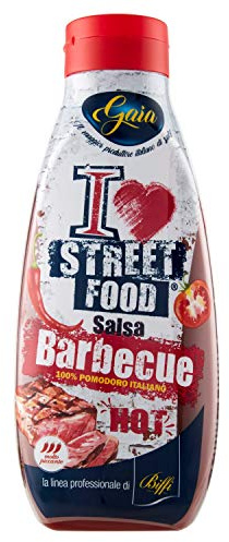 Gaia Salsa Barbecue Hot I Love Street Food, Multipack (6x900g), 900 g - Confezione da 6