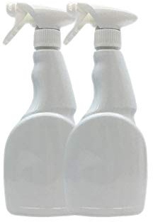 Trade Chemicals Trigger Spray Bottles 500ML, Standard Valeting, Household C | Empty Bottles with Trigger Sprays Fluronated, HDPE 500ml Bottles - with White trigger sprays. Fully Chemical resistant. We pr