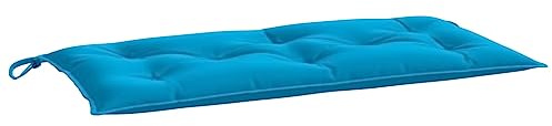 vidaXL Gartenbankauflage, Bankauflage Sitzkissen Outdoor, Polsterauflage Auflage für Gartenbank, Bankpolster Bankkissen, Hellblau 100x50x7cm Oxford-Gewebe