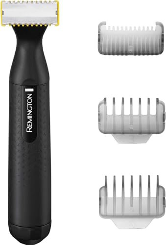 Remington Omniblade Hybrid Beard Trimmer and Shaver (Skin Close Precision with 0.15mm Cutting, 3 Stubble Combs, 5 Year Blade Guarantee, Battery-Operated) HG1000