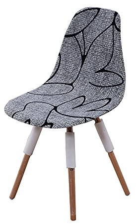 CHNSHOME Coprisedia scandinava elasticizzate Fodere per sedie da pranzo Scandinave coprisedile scandinavo 6 pezzi