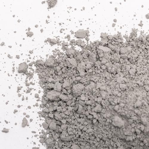 GOODTAKE Grey Iron Oxide, Concrete Pigments for Artistic and Decorative Painting, Cement Dye for Concrete, Clay, Lime, Tile, Mortar, Grout, Plaster, Masonry, Paint (Grey, 12 oz)