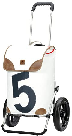 Andersen Shopper Royal Alu klappbar mit Kugellagerrad Ø 29 cm und 40 Liter Tasche 360 Lee 5