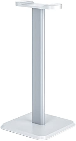 Mikikit Support Pour Casque Support De Présentation Pour Casques Audio Étagère Élégante Et Pratique Pour Bureau Accessoire De Rangement Pour Écouteurs Blanc
