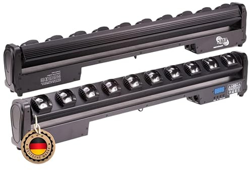 ETEC Professional LED Rotation PIXBAR 10x30W DMX Moving Washer Beam Spot Pixel Matrix Leiste Veranstaltung Bühnenbeleuchtung Licht Party Disco Show DJ Farbmischung
