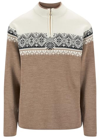 Dale of Norway Moritz Men’s Sweater - 100% Skin Soft Merino Wool Sweater for Men - Regular Fit Men's Sweaters and Pullovers - Men’s Knit Sweater with Fine Detailed Patterns