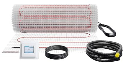 STIEBEL ELTRON elektrische Fußbodenheizung für große Flächen, Komplettset 2,5 m², 100 W/m², FTM 100/2.5 Set Plus, 205666