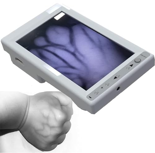 Visor de buscador de Venas de Mano, Dispositivos de búsqueda de localizador de Venas de Vasos sanguíneos médicos de Enfermera for Enfermeras, niños Mayores, Visor de punción venosa
