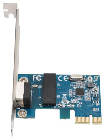 Scheda di Rete PC, Scheda di Rete Gigabit Ethernet RJ45 10, 100, 1000Mbps, Funzione Diskless Scheda di Rete PC PCIe Supporta BXP, EHD, RPL, PXE Senza Disco