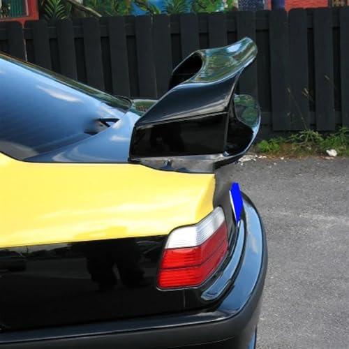 Auto Spoiler Flügel Für E36 M3 GT Limousine Coupe 1990-2000 Carbon Schwarz Rot Hinten Stamm Deckel Boot Auto Tuning Flügel Spoiler Heckspoiler(Gloosy Black)