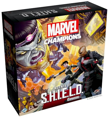 Marvel Champions The Card Game Agents of S.H.I.E.L.D. Campaign Expansion - Cooperative Strategy Game for Kids & Adults, Ages 14+, 1-4 Players, 45-90 Min Playtime, Made by Fantasy Flight Games
