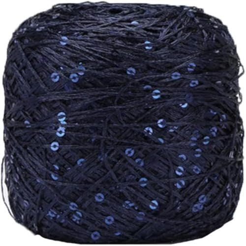 100g Summer Ice Silk Mercerisiertes Garn glitzerndes Garn Paillettengarn DIY handgewebte Stoffpuppe Strickwolle Decke A-22